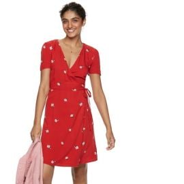 wrap dress popsugar at Khols